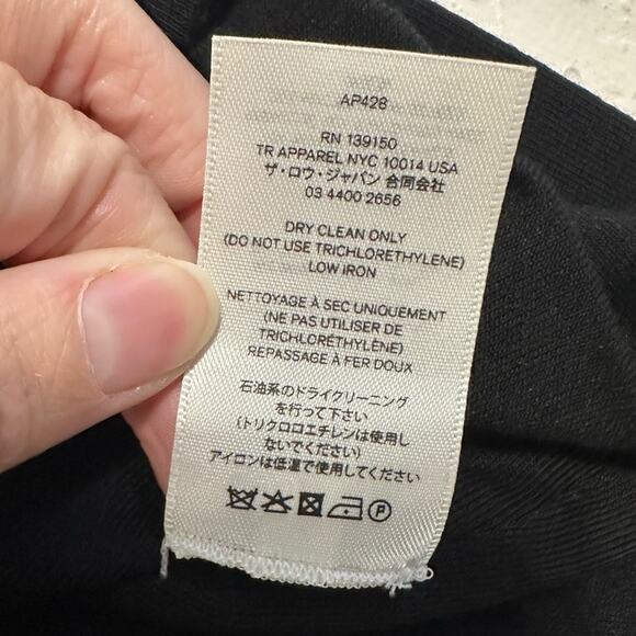 The Row Dembe Sweater Top in Black size XS Mock Turtleneck - Picture 8 of 9